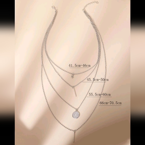 ⚡️FLASH SALE🔹️Minimalist Charmed Layerd Necklace - Picture 5 of 5